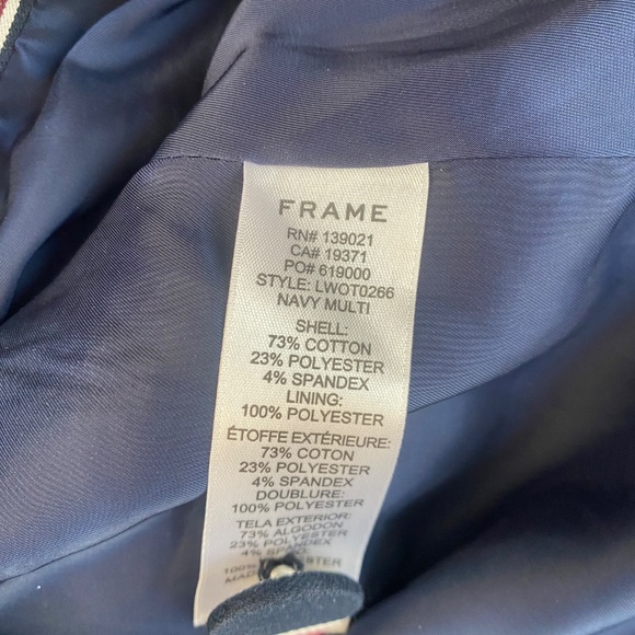 Frame 0 Striped Shrunken Blazer - Picture 12 of 14